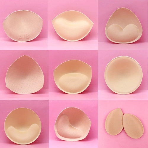 1pair Sponge Inserts In Bra Padded for Swimsuit Breast Push Up Fill Brassiere Breast Patch Pads Women Intimates Accessories - Sun Studio
