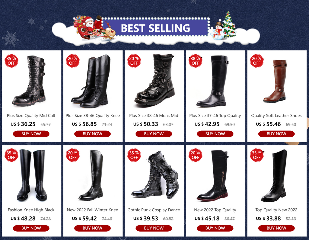Fashion Knee High Black Long Boots  for Men New 2026 Quality Genuine Leather Shoes Knight Riding Boots Plus Size 38-46 - Sun Studio