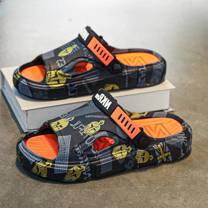 Soft Men's Shoe Eva Outdoor Sabot Male Slipper Fun Designer Luxury Low Price 2025 Fashion Comfortable High Quality Pvc Slides - Sun Studio