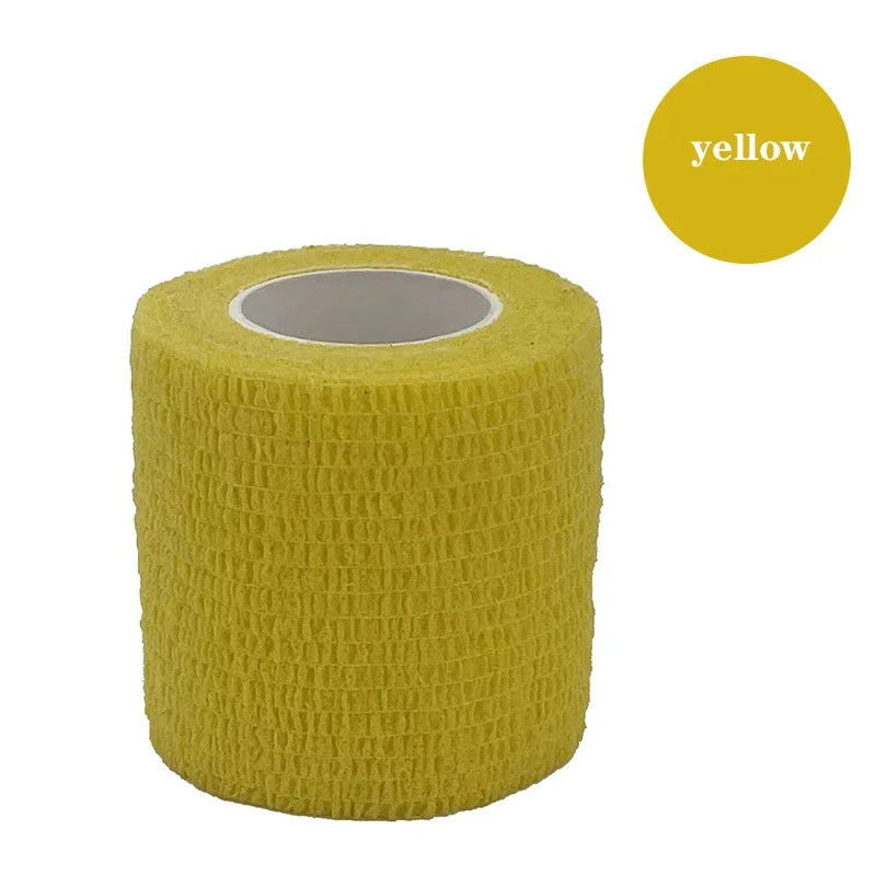 1/6pcs 5cmx4.8m Einweg-Tattoo-Verband Sportband Selbstklebender elastischer Verband Farbenband Tattoo-Zubehör