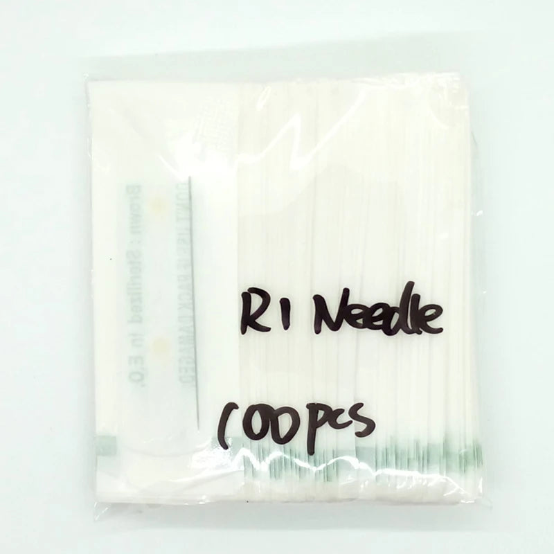 100pcs 3RL/1RL Permanent Makeup Needle Disposable Sterilized Professional Tattoo Needles for Tattoo Eyebrow Machine PMU Needles - Sun Studio