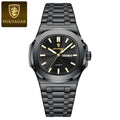 POEDAGAR Luxury Square Men's Watches Waterproof Luminous Date Week Men Watch Stainless Steel Fashion Quartz Man Wristwatch Reloj - Sun Studio