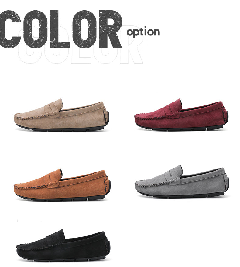 Trend Suede Men Casual Shoes Breathable Comfort Slip-on Mens Driving Shoes Fashion Men Lazy Shoes Luxury Brand Loafers Moccasins - Sun Studio