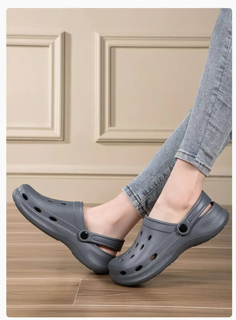 2026Summer Men Clogs Sandals Men's and Women's Leisure Slippers Beach Slides Home Garden Shoes Outdoor Sandals Plus Size46 47 48 - Sun Studio