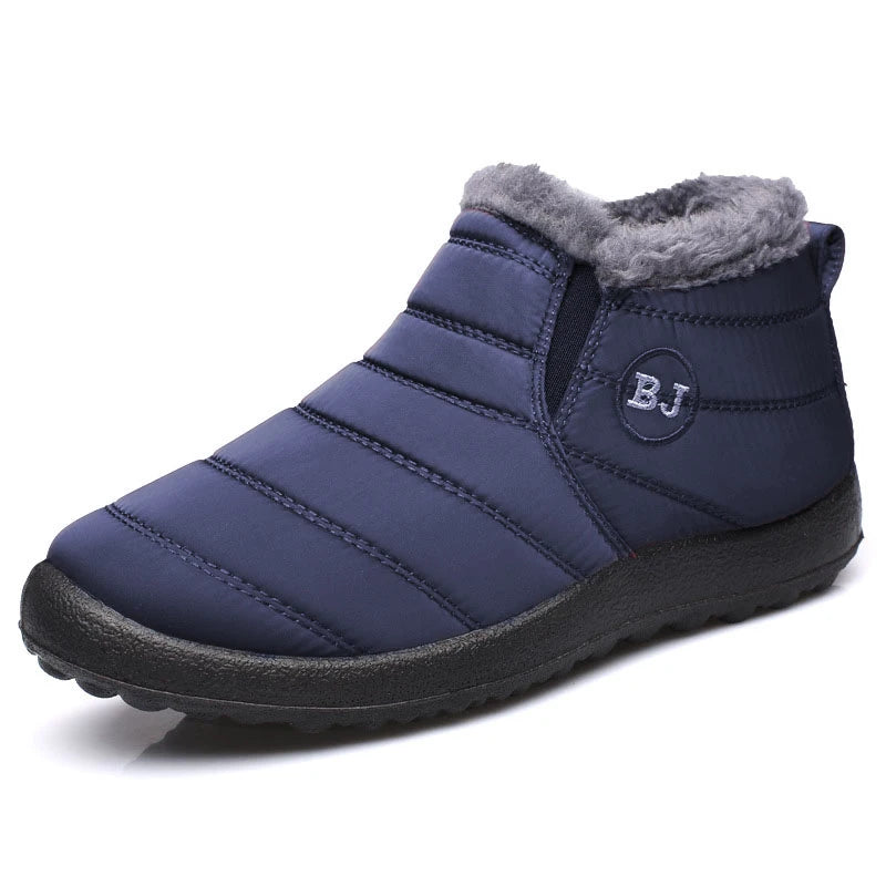 Warm Men's Boots Snow Plus Size Winter Boots For Men Fur Shoes For Men Unisex Ankle Boots Waterproof Work Shoes Footwear - Sun Studio