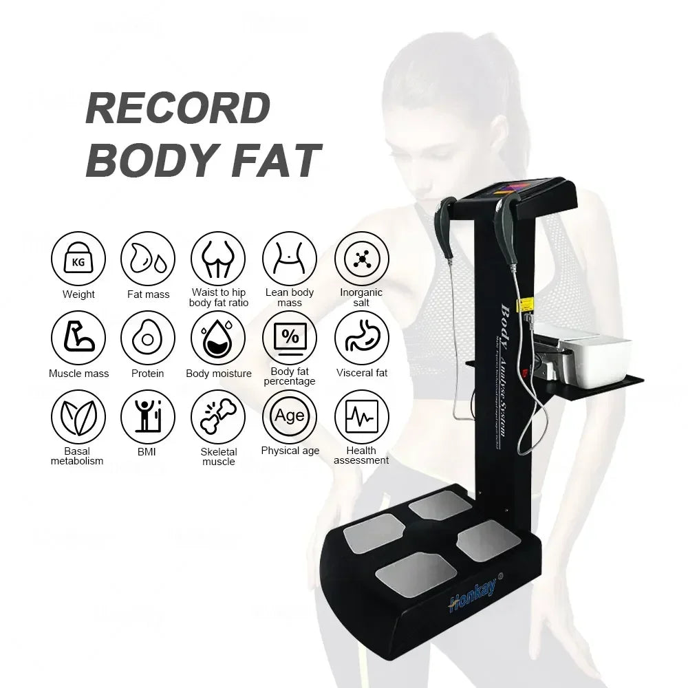 Salon SPA Body Composition Analysis Equipment Bioelectrical Impedance Analyzer With Printer BMI Measurement Machine - Sun Studio
