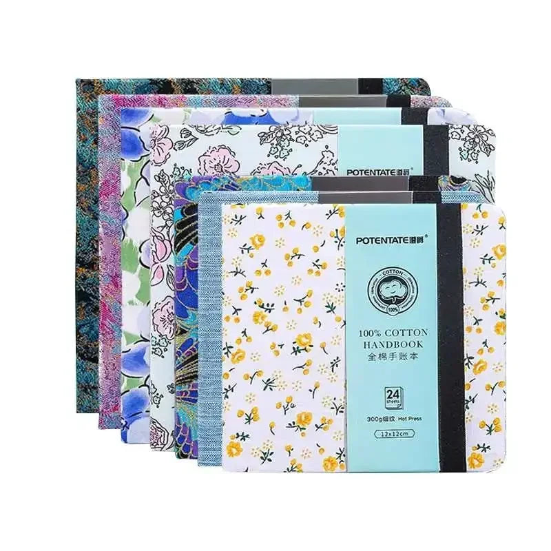 POTENTATE 100% Cotton Watercolor Book Square Sketchbook 300g Art Drawing Sketch Pad potentate бумага акварели - Sun Studio
