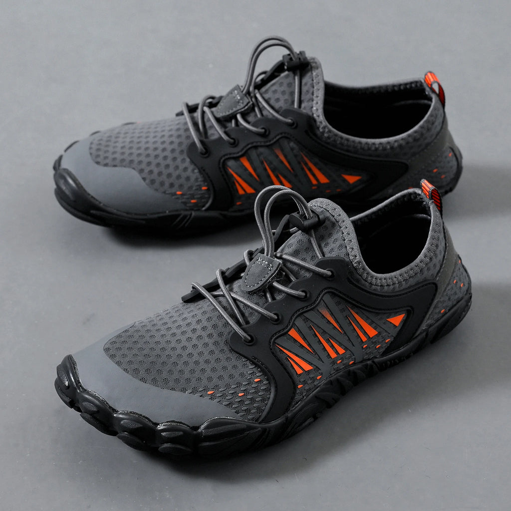 Wide Barefoot Shoes for Womens Mens Outdoor Running Zero Drop Casual Sneaker Minimalist Shoes - Sun Studio