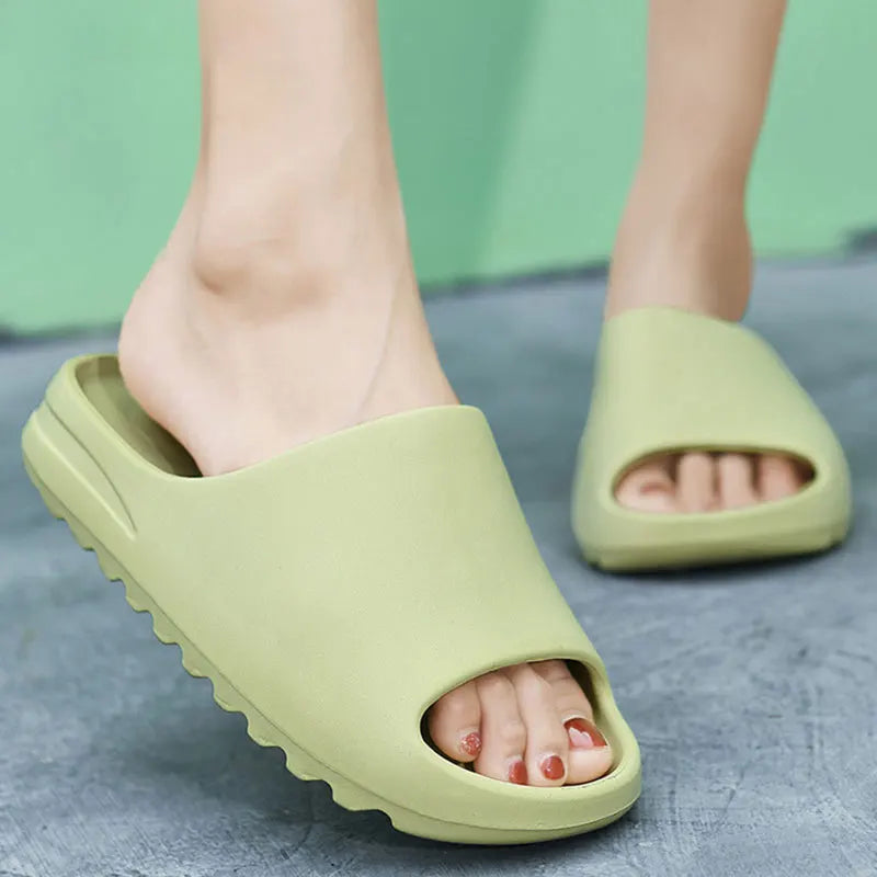 Goosecret Men EVA Platform Cloud Slippers Soft Sole Sandals Non-Slips Bedroom Slides Male Cozy Home Shoes Soft Sole Beach Slides - Sun Studio