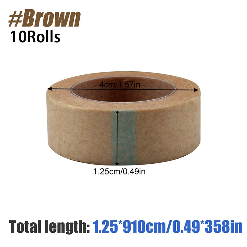 10Rolls Micropore Tape, Breathable Paper Tape , Latex-Free Paper Surgical Tape, Individually Boxed Paper Bandage Tape Rolls - Sun Studio
