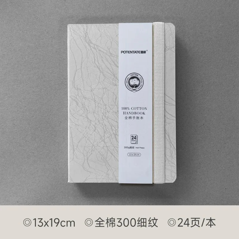 POTENTATE Watercolor 100% Cotton Paper Pad 24 Sheets10x10cm/9x14cm/13x19cm Artists Beginners Watercolor Sketchbook Drawing Paper - Sun Studio