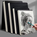 30 Sheets 8K 16K Coil Sketchbook Spiral Bound Eco-Friendly Thick Drawing Paper Acid Free A4 A5 A6 Artist Sketch Pad Oil Painting - Sun Studio