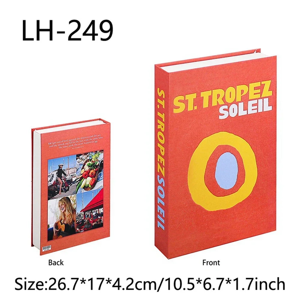 Colorful Travel Series Fake Books For Home Decor Coffee Table Ornaments Fashion Decoration Books for Living Room Amalfi Italy - Sun Studio