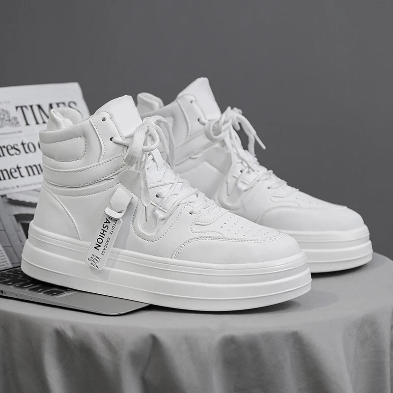 High-top classic casual sports shoes with durable soles and soft uppers, blending classic and fashionable styles. Ideal for hiki - Sun Studio