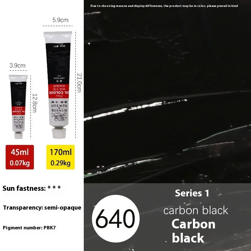 45ml Oil Paint Transparent Tube Fast Drying White Gold Silver Professional Color Painting Supplies For Artists Student Beginners - Sun Studio