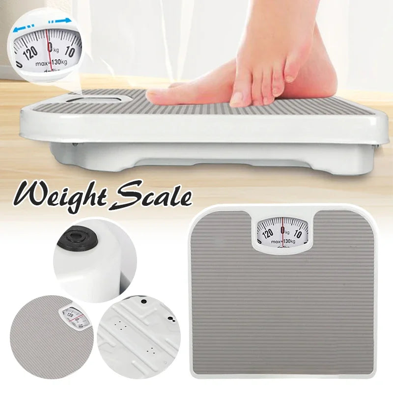 Weighing Scale Mechanical Body Weight Home Portable Precision Durable Body Scale Non-Slip Leather Pad Bathroom Waterproof - Sun Studio