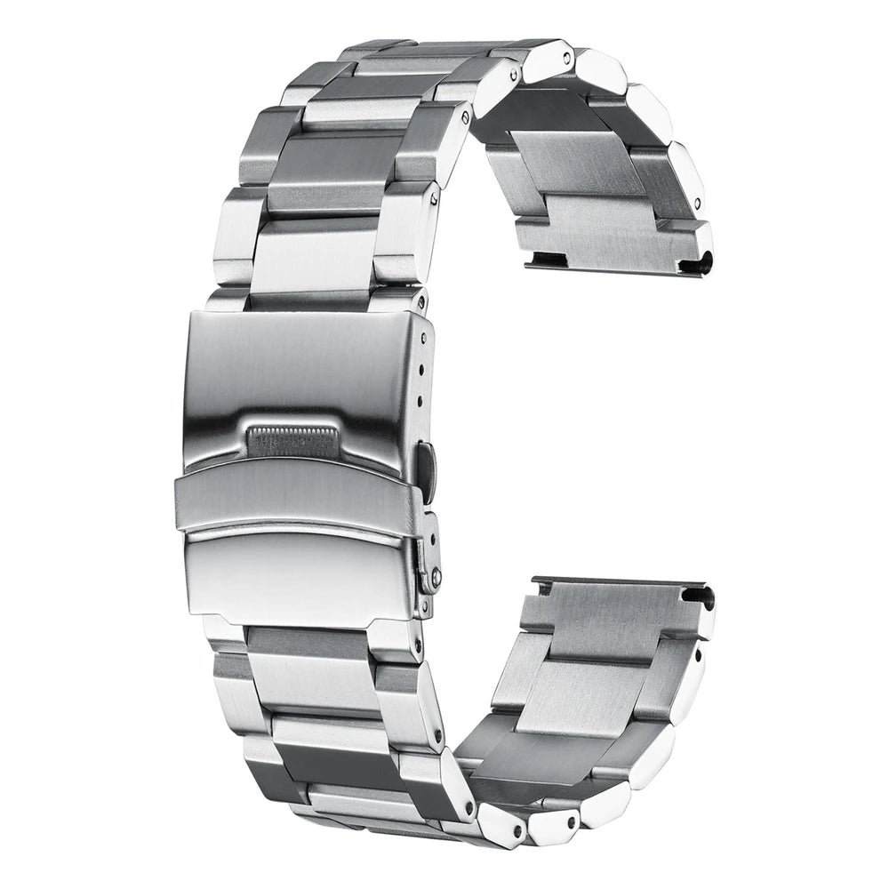 ADDIESDIVE Metal Strap 22mm Classic Quick Release Stainless Steel Strap Luxury Watches Replacement Accessories Universal Straps - Sun Studio