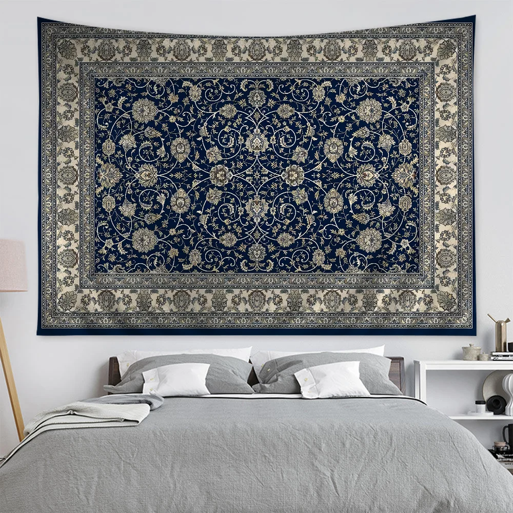 Luxury American Retro pattern Customizable  Cartoon Tapestry Bohemian Wall Tapestries Mandala Home Decor - Sun Studio