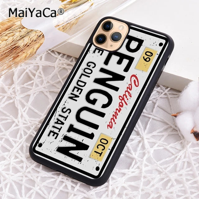 USA LICENSE NUMBER PLATES Phone Case For iPhone 17 Air 16 16e 15 14 plus 11 12 13 pro max Shell Cover coque - Sun Studio