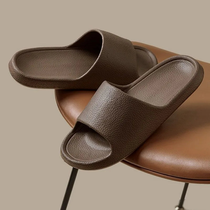 Summer NEW Slippers For Men Women Eva Soft Bottom Slippers Indoor House Slides Flat Sandals Outdoor Beach Shoes Man Flip Flops - Sun Studio