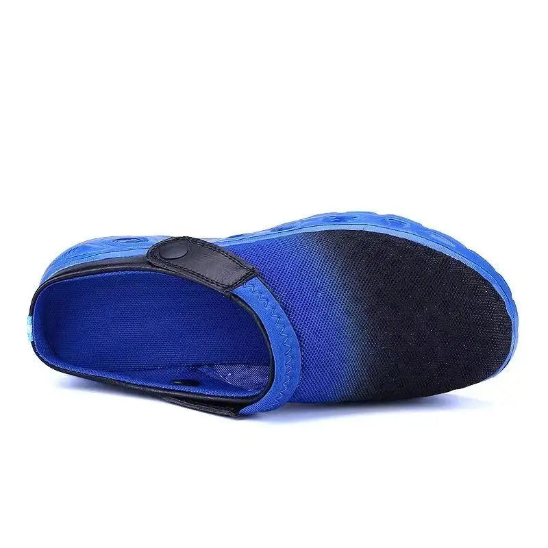 Plus Size 36-46 Mens Sandals Summer Garden Shoes Mesh Slippers Soft Bottom Beach Clogs Womens Slip-On Solid Breathable Zapatos 3 - Sun Studio