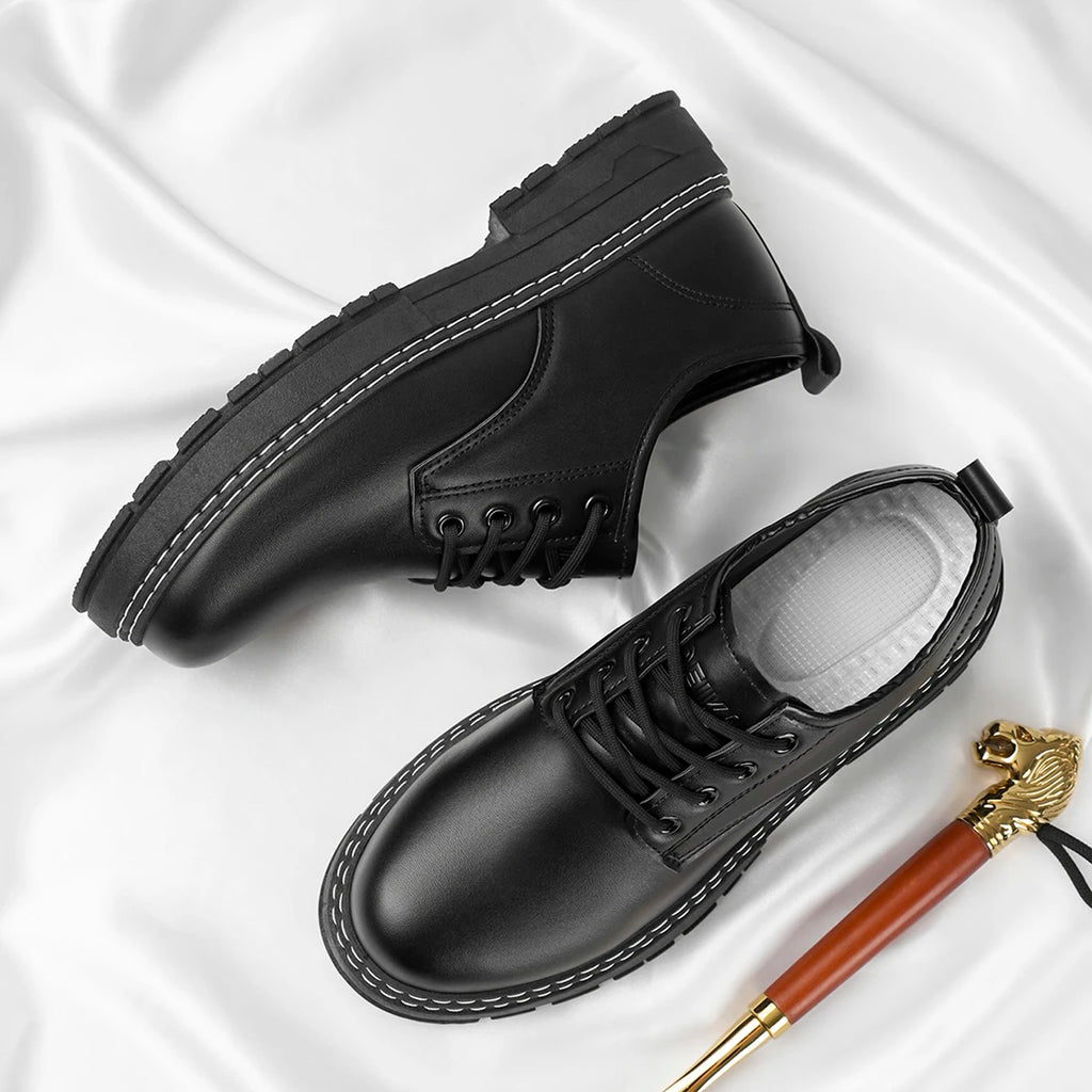2025 New Men's Leather Shoes - Durable, Comfortable, Breathable & Stylish - Sun Studio
