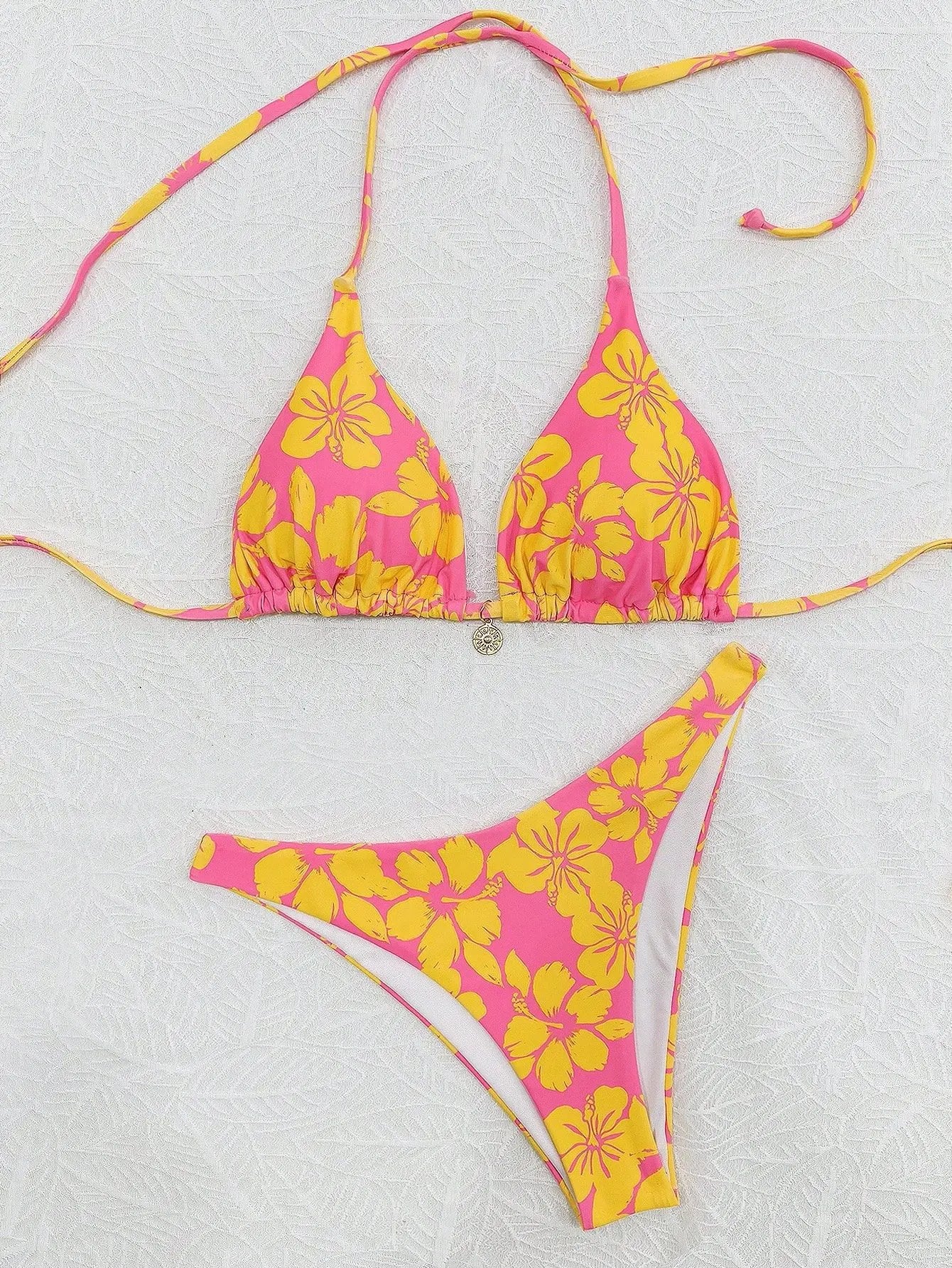 Micro Bikini 2026 Push Up Women Swimsuits Sexy Swimwear Brazilian Bikini Set Biquini Print Swimsuit Summer Brown Beachwear - Sun Studio