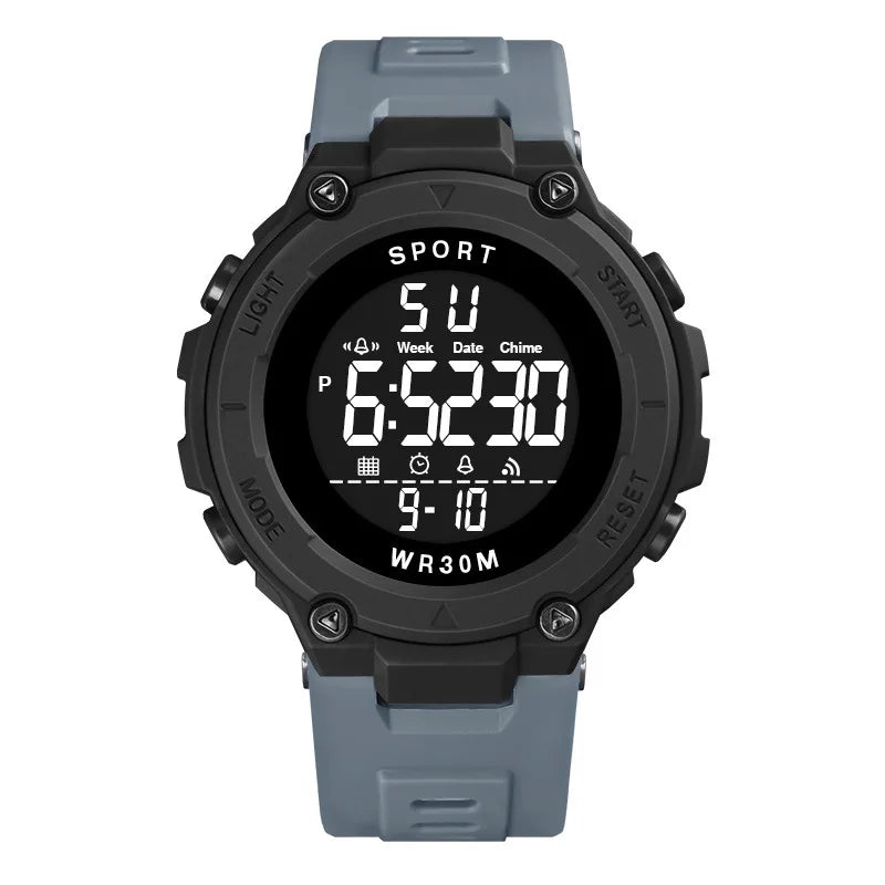 Herren Sport Uhren Luxus Digitale Uhr Stoppuhr Leuchtende Datum Woche Multifunktion Fitness Elektronische Armbanduhr Reloj Hombre