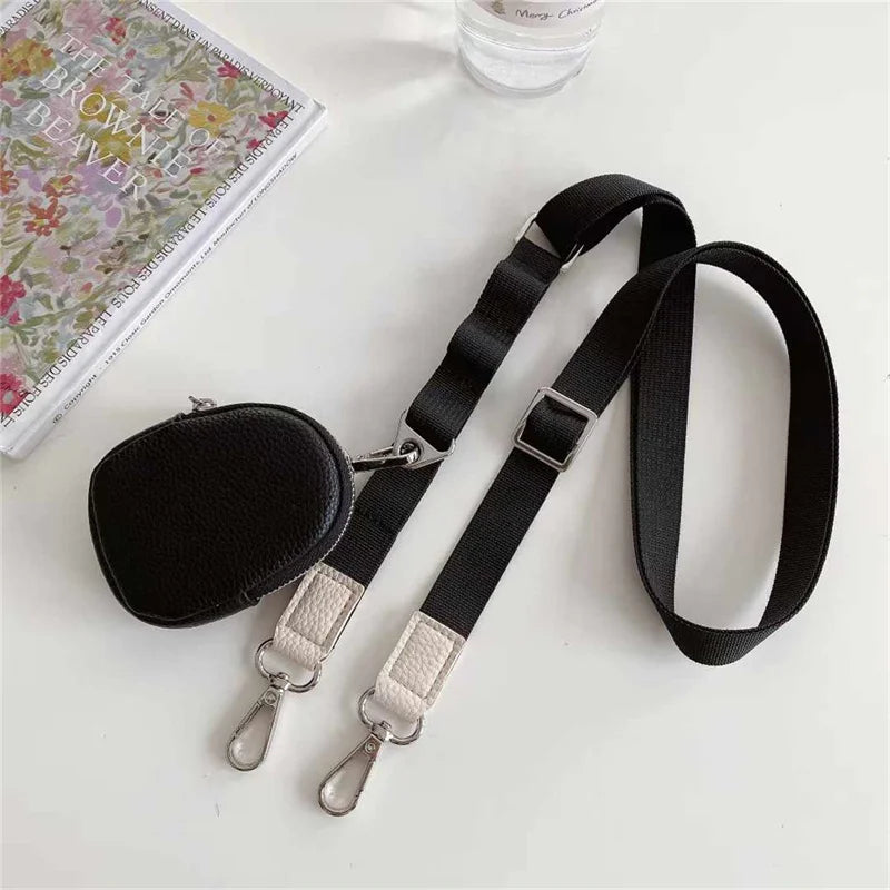 Stylish Mobile Phone Strap Zippered Pocket Anti-drop Phone Case Zippered Lanyard Wallet Adjustable Crossbody Wallet Long Lanyard - Sun Studio