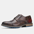 Business Herren Lederschuhe Europäisch Amerikanisch Lässige Herren Lederschuhe Retro Trend Herren Schuhe Große Größe Lederschuhe für Männer