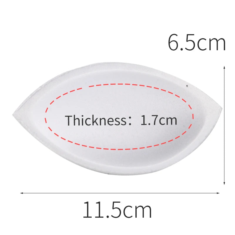 1pair Sponge Inserts In Bra Padded for Swimsuit Breast Push Up Fill Brassiere Breast Patch Pads Women Intimates Accessories - Sun Studio