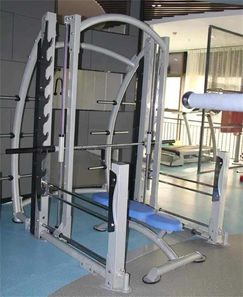 Commercial Gym Equipment Multi Functional Plate Loaded Squat Power Rack Dual Action Smith Machine - Sun Studio