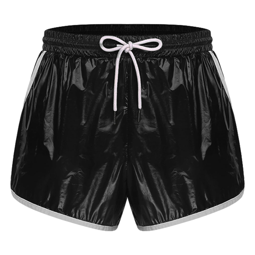Mens Swimsuit Drawstring Seams Swim Shorts with Pockets Waterpoof Swimming Trunks Shorts Elastic Waistband Swimming Bathing Suit - Sun Studio