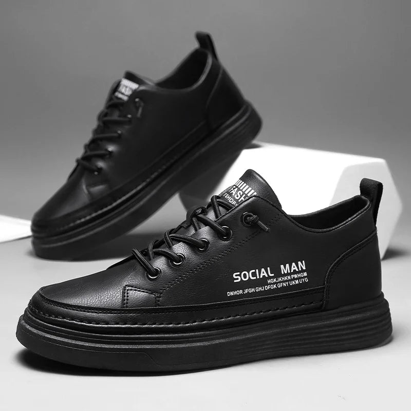 Sportschuhe Herren Hochschnitt Freizeit Schuhe Plattform Fußbrett Schuhe Frühling und Herbst Bequeme Stoffe Luxus Designer Schuhe