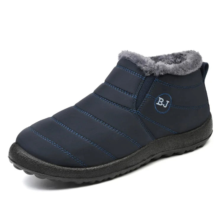 Warm Men's Boots Snow Plus Size Winter Boots For Men Fur Shoes For Men Unisex Ankle Boots Waterproof Work Shoes Footwear - Sun Studio