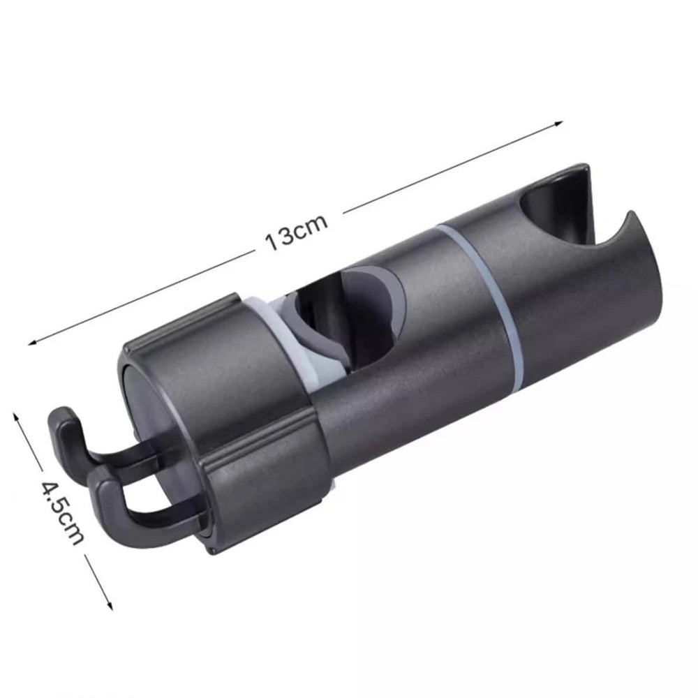 ABS Adjustable Shower Head Holder Shower Holder Clamp Showerhead Rail Slide Bracket Bathroom Accessories Rotation Hook Design - Sun Studio