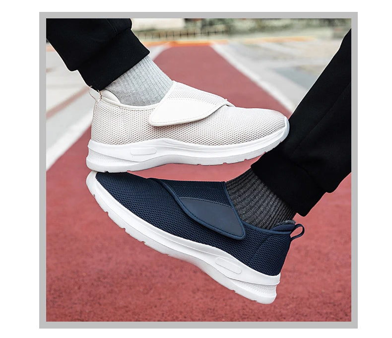 Winter Women Orthopedics Wide Feet Swollen Walking Casual Shoes Thumb Eversion Adjusting Soft Comfortable Diabetic Man Shoes - Sun Studio