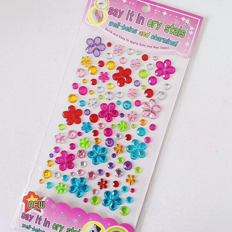 Glitzer Gesicht Aufkleber für Kinder Strasssteine für Augen Gesicht Diamanten Helle Aufkleber Festival Makeup Juwelen Aufkleber ZS006