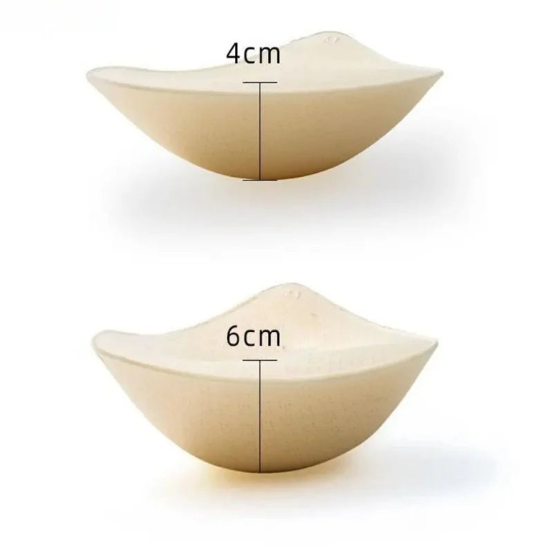 2PCS Thick Latex Bra Pads Push Up Breast Enhancer Removeable Bra Padding Inserts Cups For Swimsuit Bikini Padding - Sun Studio