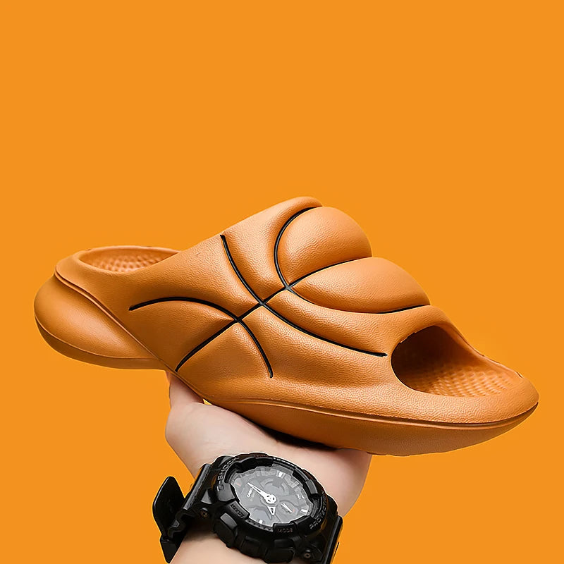 Slippers for men in summer trendy for outdoor sports dual purpose anti slip and odor resistant sandals basketball Slippers - Sun Studio