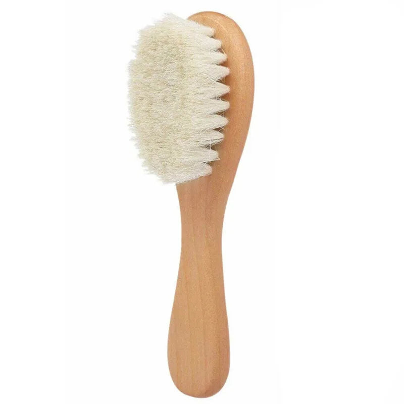 1/2/4pcs Baby Hair Brush And Comb Set for Newborn Wood Comb For Hair Massage Bath Shower Mini Baby Brush Kids Pocket HairBrush - Sun Studio