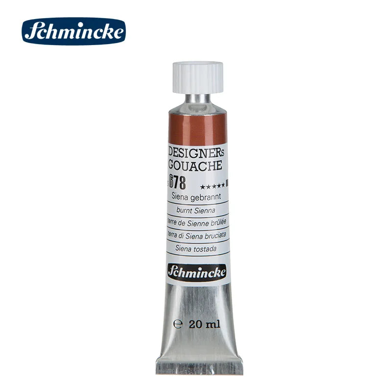 Germany Schmincke Designer Gouache Paint Tube 20ml Opaque Gouache Paint Professional Artist 48 Colors Drawing Art Supplies Cute - Sun Studio