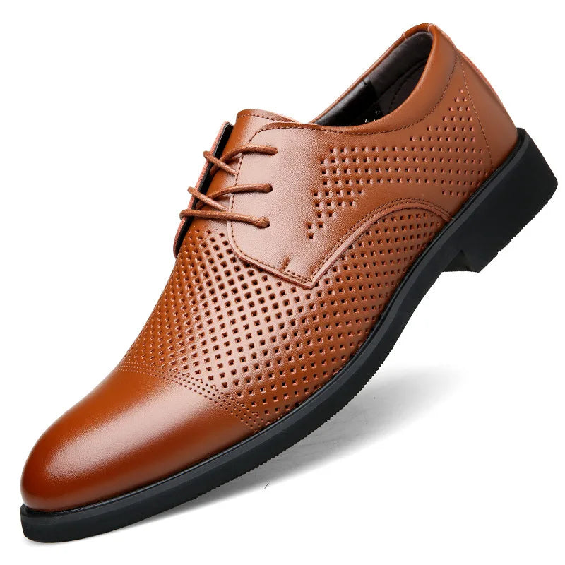 Height Increasing Shoes Men Taller Elevator 6CM Invisible Insole for Daily Men's Heighten Increased Wedding Oxfords Office Male - Sun Studio