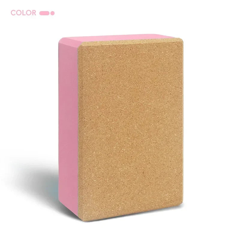 Yoga Brick EVA And Cork Synthetic Strench Exercise Yoga Block Home Use Gym Fitness Pilates Yoga Assistive Equipment For Dancing - Sun Studio