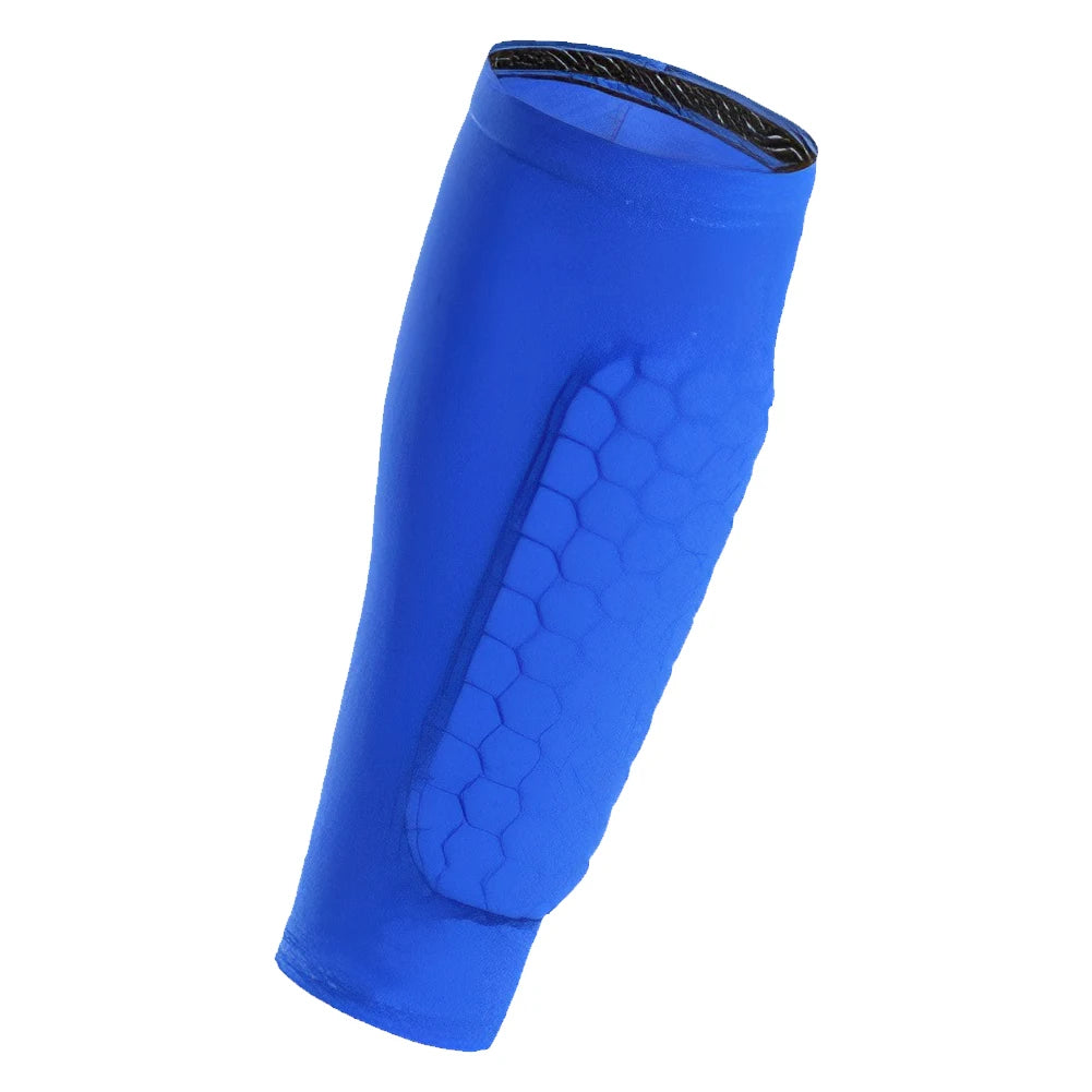 Soccer Shin Guards Calf Compression Sleeve Comfortable Sports Shin Splints Non Slip with Honeycomb Pad for Football Basketball - Sun Studio