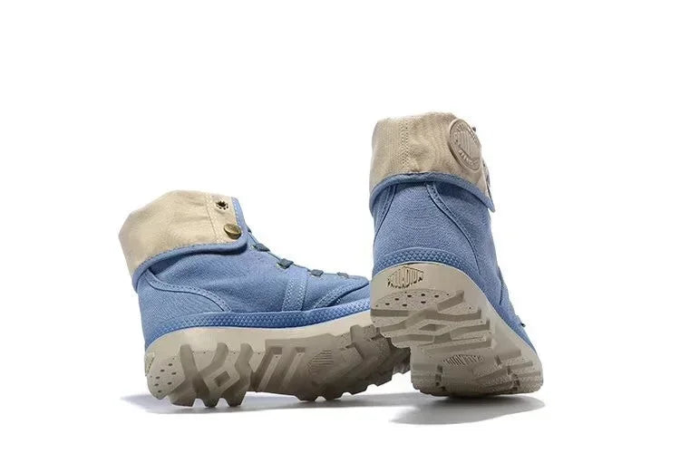 PALLADIUM Pallabrouse Dunkelbraune Sneakers Herren/Damen Hochschaft Army Freizeit Stiefeletten Canvas Lässige Schuhe Rutschfeste Schuhe 36-45
