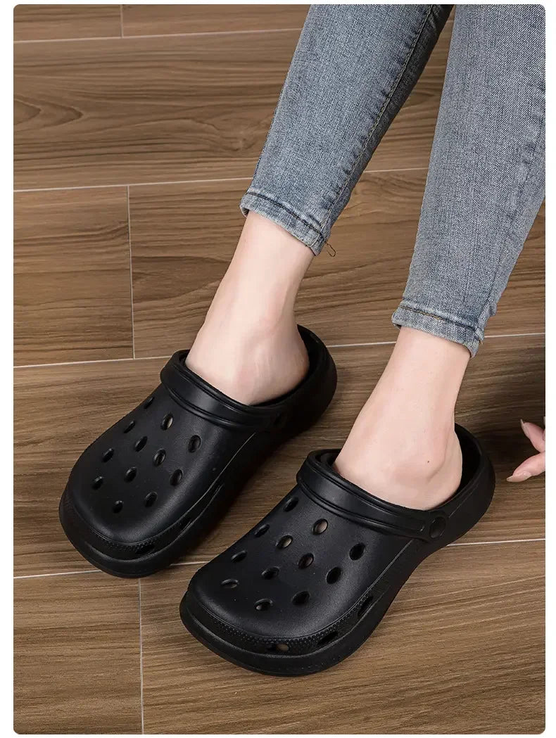 2026Summer Men Clogs Sandals Men's and Women's Leisure Slippers Beach Slides Home Garden Shoes Outdoor Sandals Plus Size46 47 48 - Sun Studio