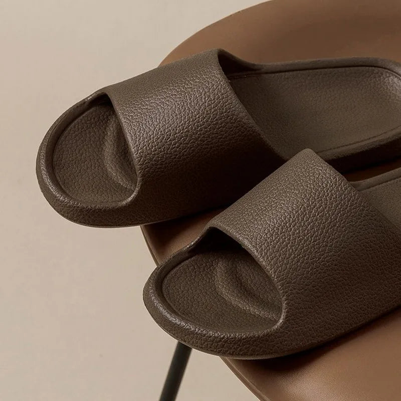 Summer NEW Slippers For Men Women Eva Soft Bottom Slippers Indoor House Slides Flat Sandals Outdoor Beach Shoes Man Flip Flops - Sun Studio