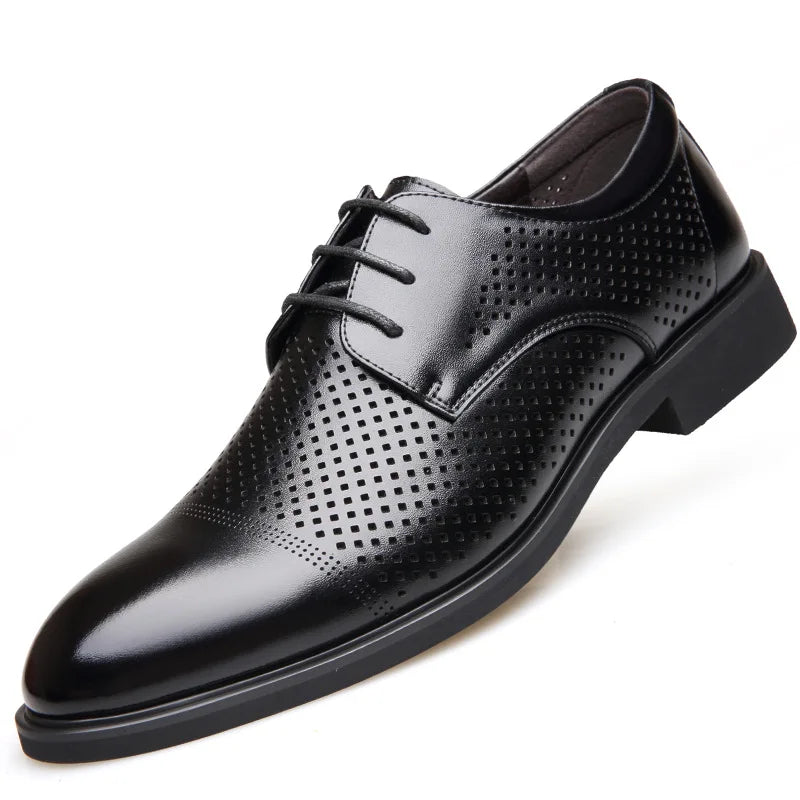 Height Increasing Shoes Men Taller Elevator 6CM Invisible Insole for Daily Men's Heighten Increased Wedding Oxfords Office Male - Sun Studio
