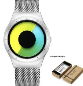 Relogios Masculino Creative Quartz Watches Men Fashion Brand Fashion Stainless steel Unisex Watch Clock Male female Designer - Sun Studio